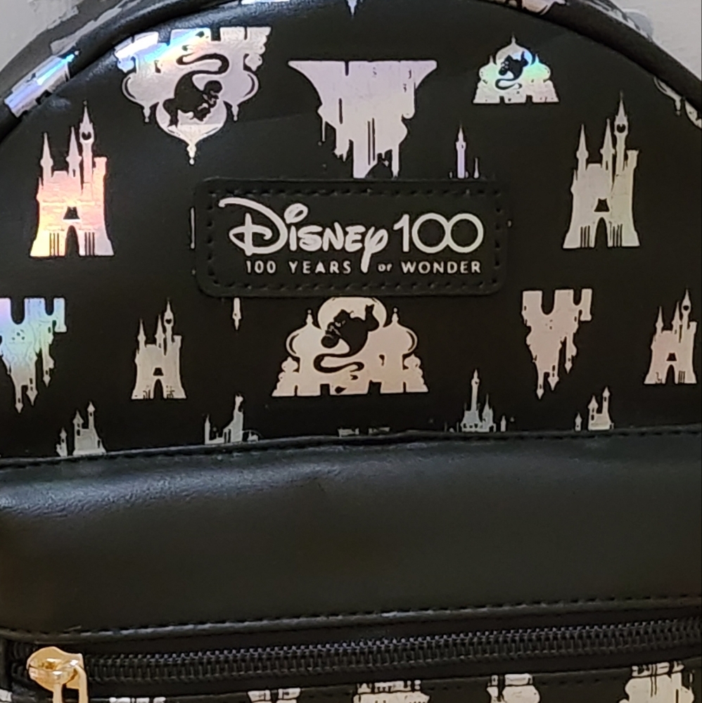Disney 100th Anniversary Pricess's Castles Mini Backpack NWT - Picture 9 of 9